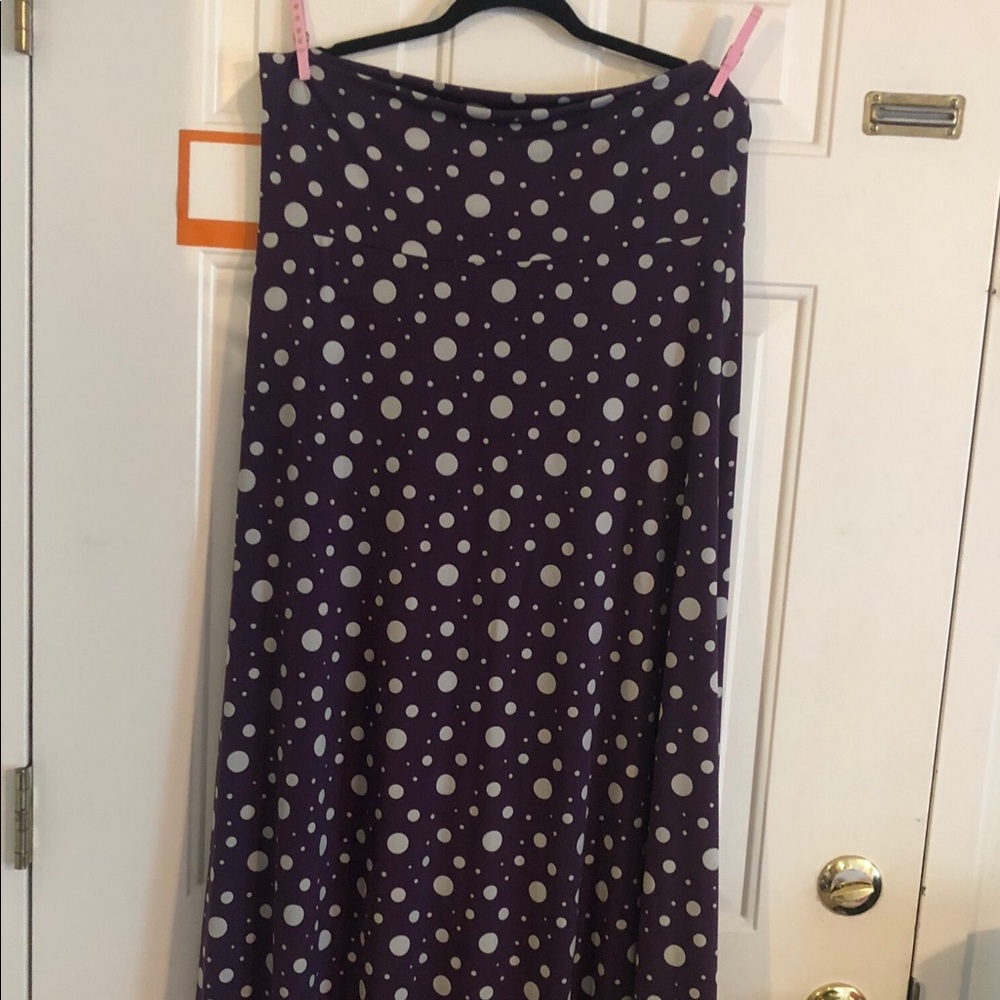 Purple Polka dot Maxi